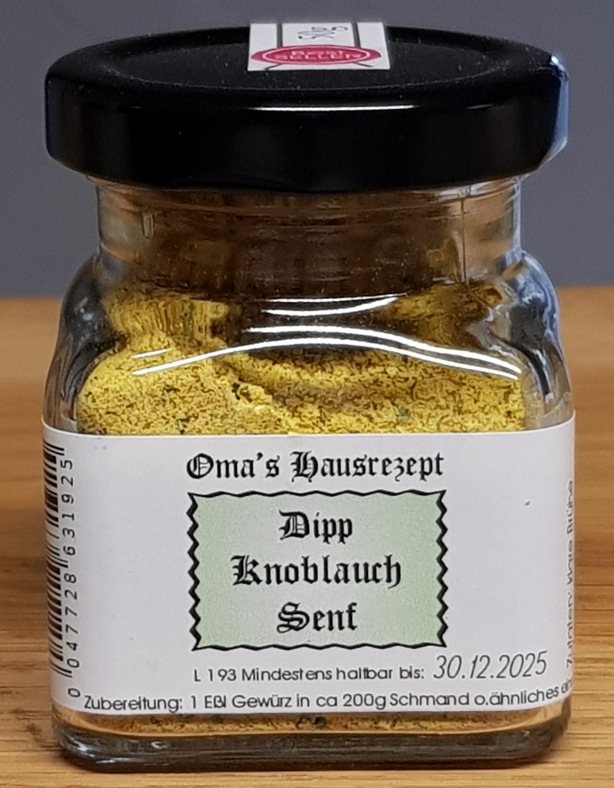 Dipp Knoblauch Senf 50g